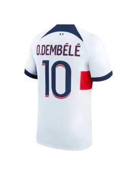 Billige Paris Saint-Germain Ousmane Dembele #10 Bortedrakt 2023-24 Kortermet